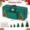 7.5FT Christmas Tree Storage Bag Green Tree Bags Storage with Pocket Large Xmas Tree Storage Container 600D Oxford Artificial Christmas Tree Bag Tote Christmas Tree Storage Box for Holiday Tree